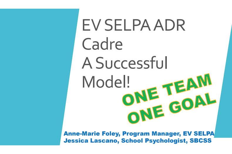 East Valley SELPA ADR Presentation preview