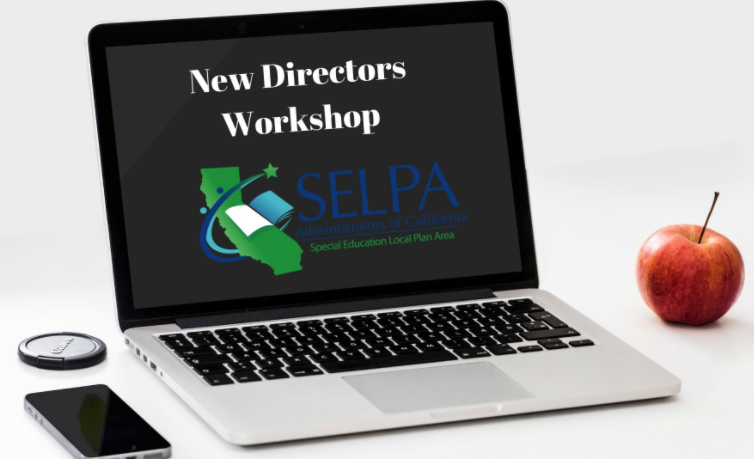 Laptop showing the New Directors Workshop